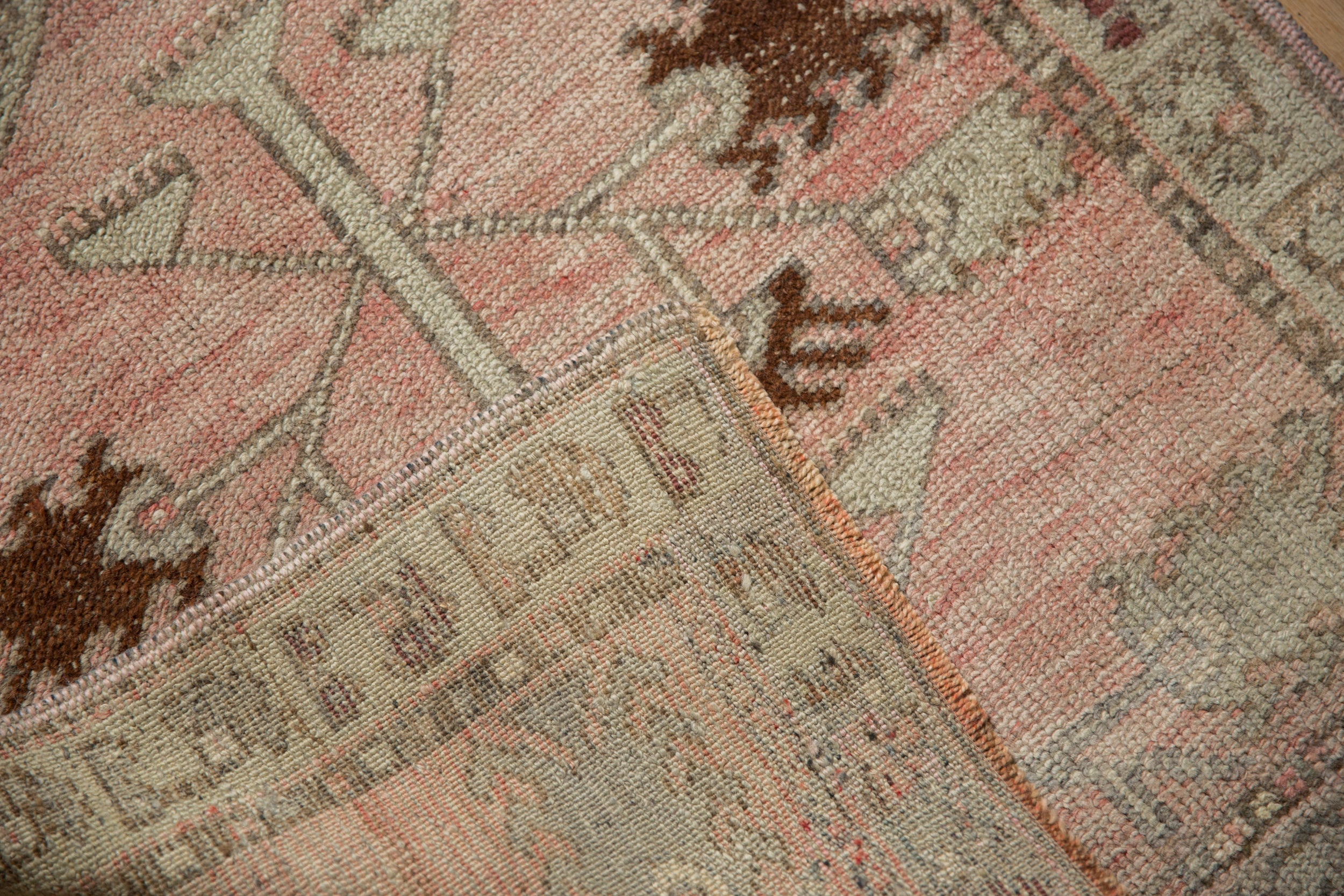 2.5x3 Vintage Distressed Oushak Square Rug by Old New House® - product image 8 for Resin Society