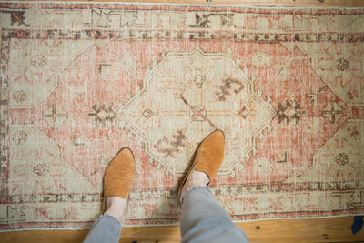 2.5x5 Vintage Distressed Oushak Rug Runner by Old New House® - product image 2 for Resin Society