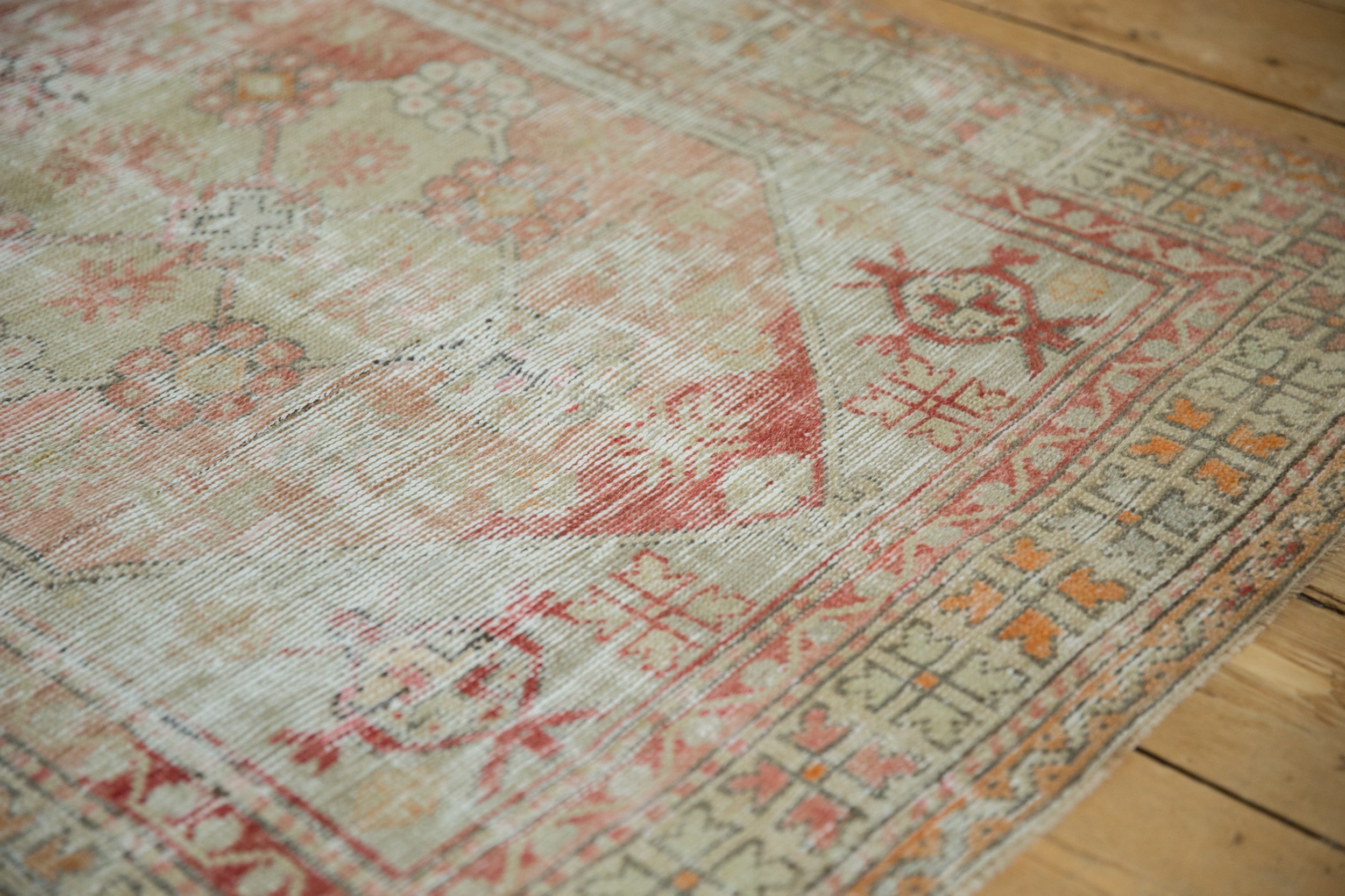 3x4 Vintage Distressed Oushak Square Rug by Old New House® - product image 5 for Resin Society