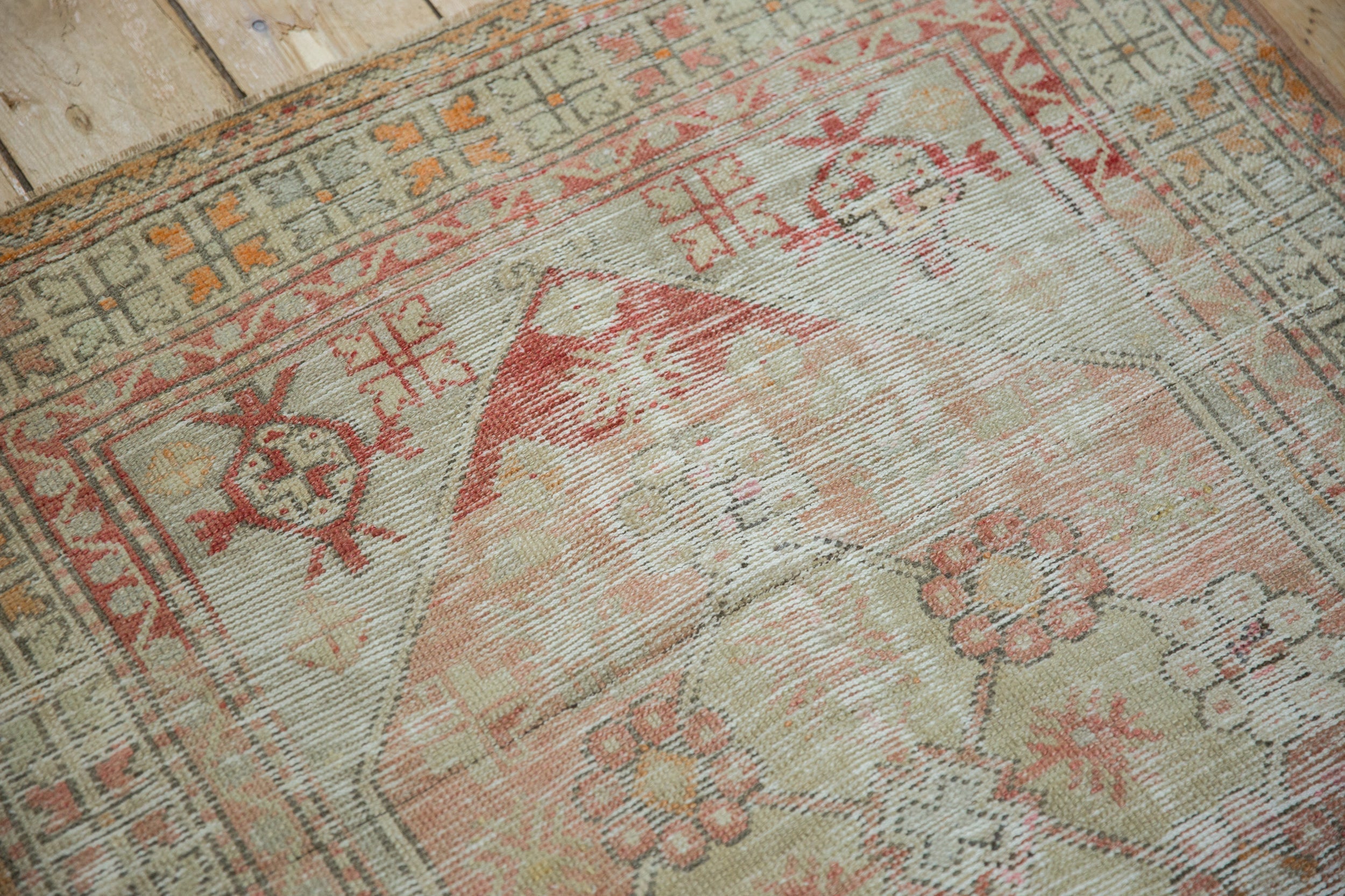 3x4 Vintage Distressed Oushak Square Rug by Old New House® - product image 8 for Resin Society