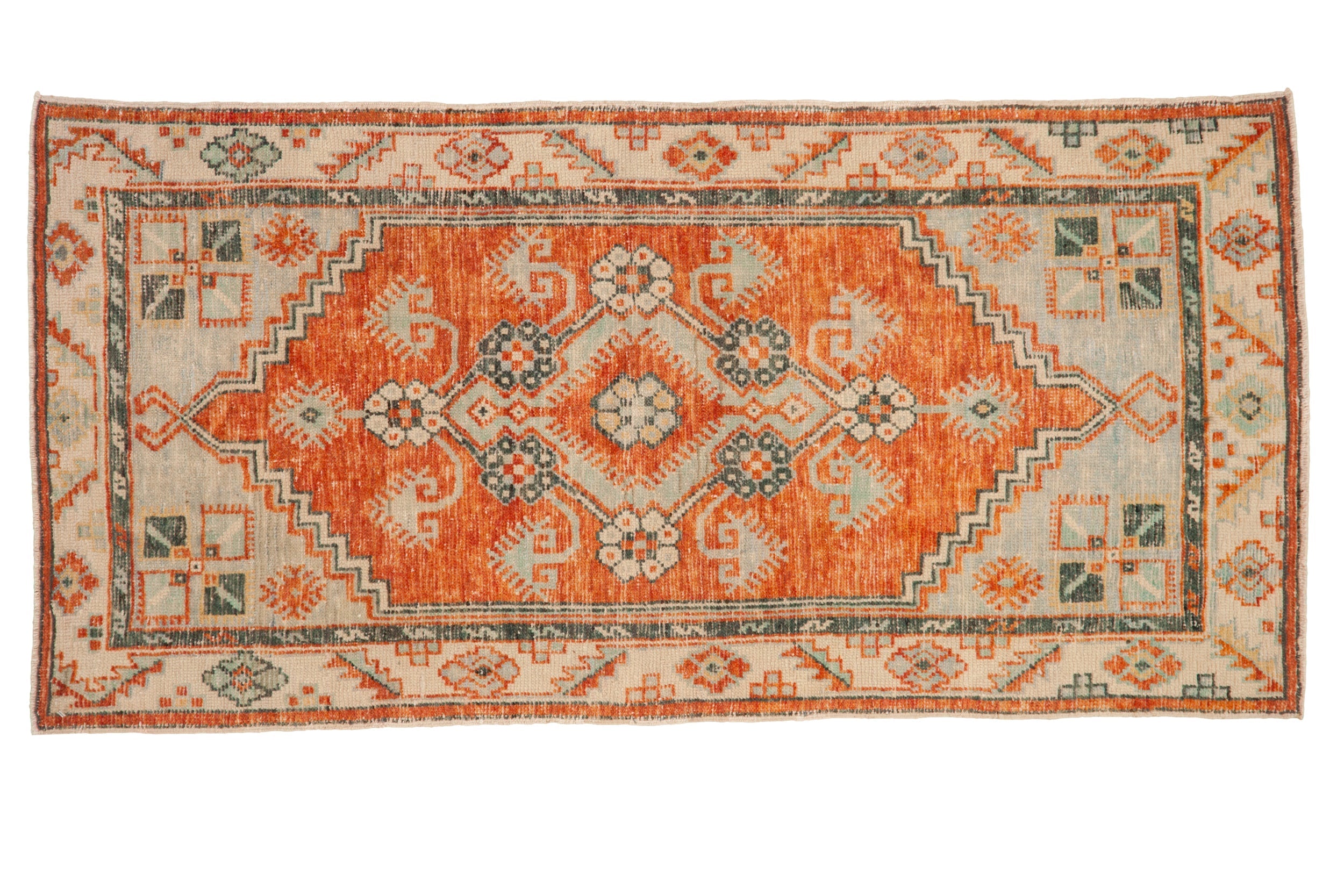 2.5x5 Vintage Distressed Oushak Rug Runner by Old New House® - main product image for Resin Society
