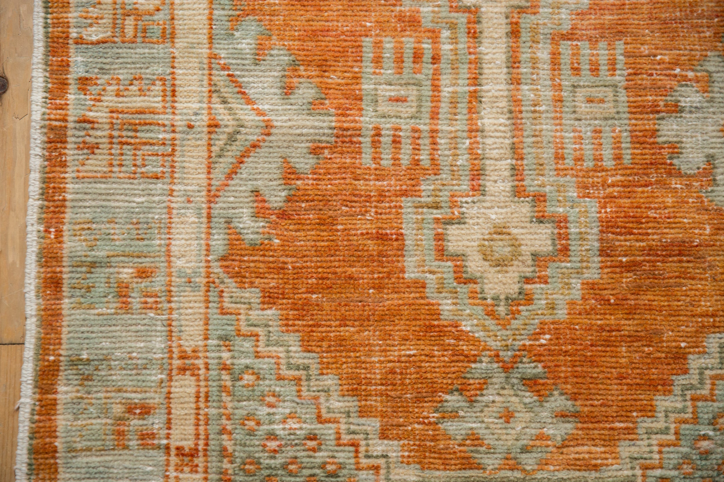 2.5x5.5 Vintage Distressed Oushak Rug Runner by Old New House® - product image 7 for Resin Society