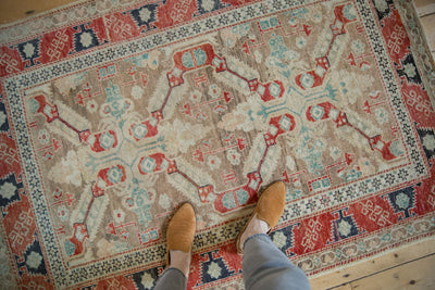 4x5.5 Vintage Distressed Anatolian Rug by Old New House® - product image 2 for Resin Society