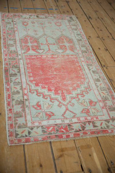 2.5x5 Vintage Distressed Oushak Rug Runner by Old New House® - product image 4 for Resin Society