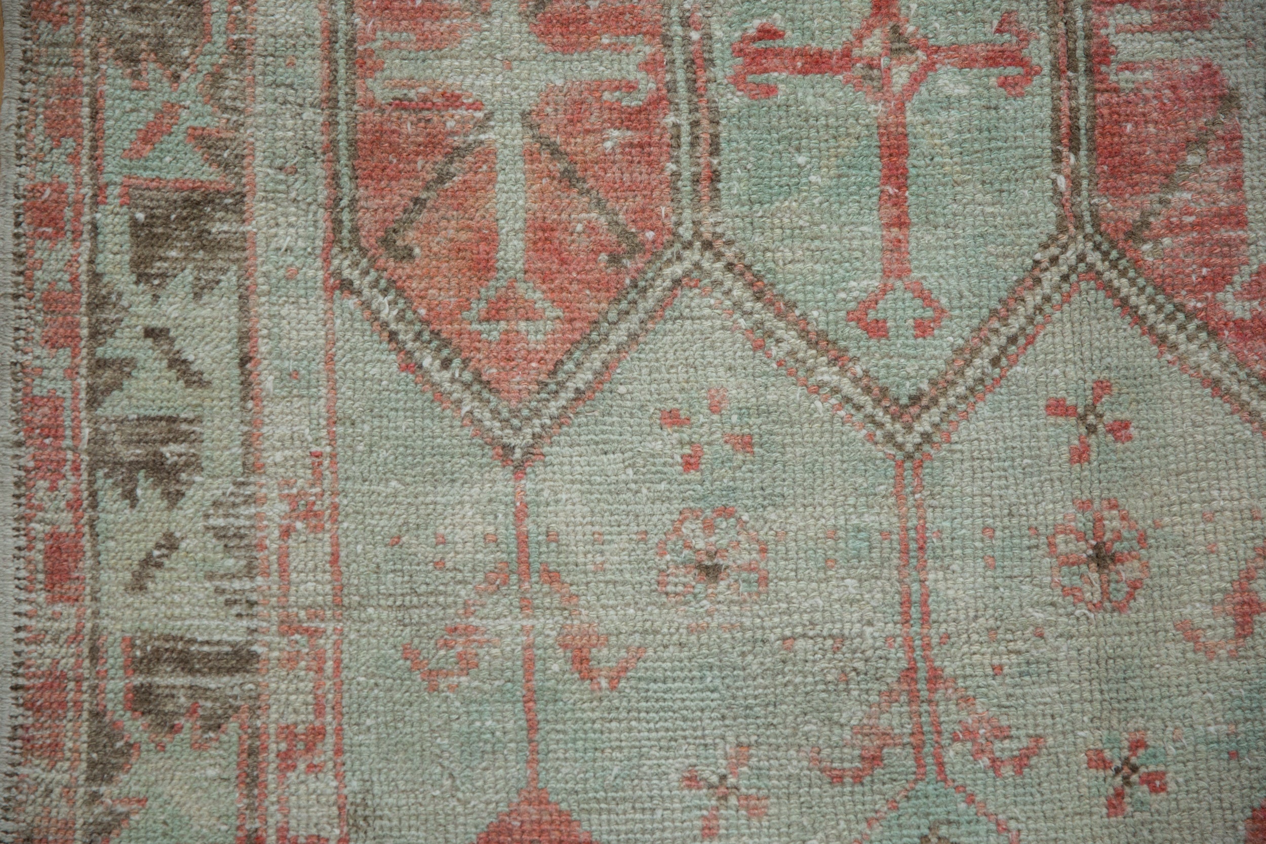 2.5x5 Vintage Distressed Oushak Rug Runner by Old New House® - product image 6 for Resin Society