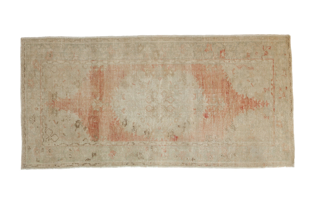 3.5x7 Vintage Distressed Oushak Rug Runner by Old New House® - main product image for Resin Society