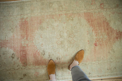 3.5x7 Vintage Distressed Oushak Rug Runner by Old New House® - product image 2 for Resin Society