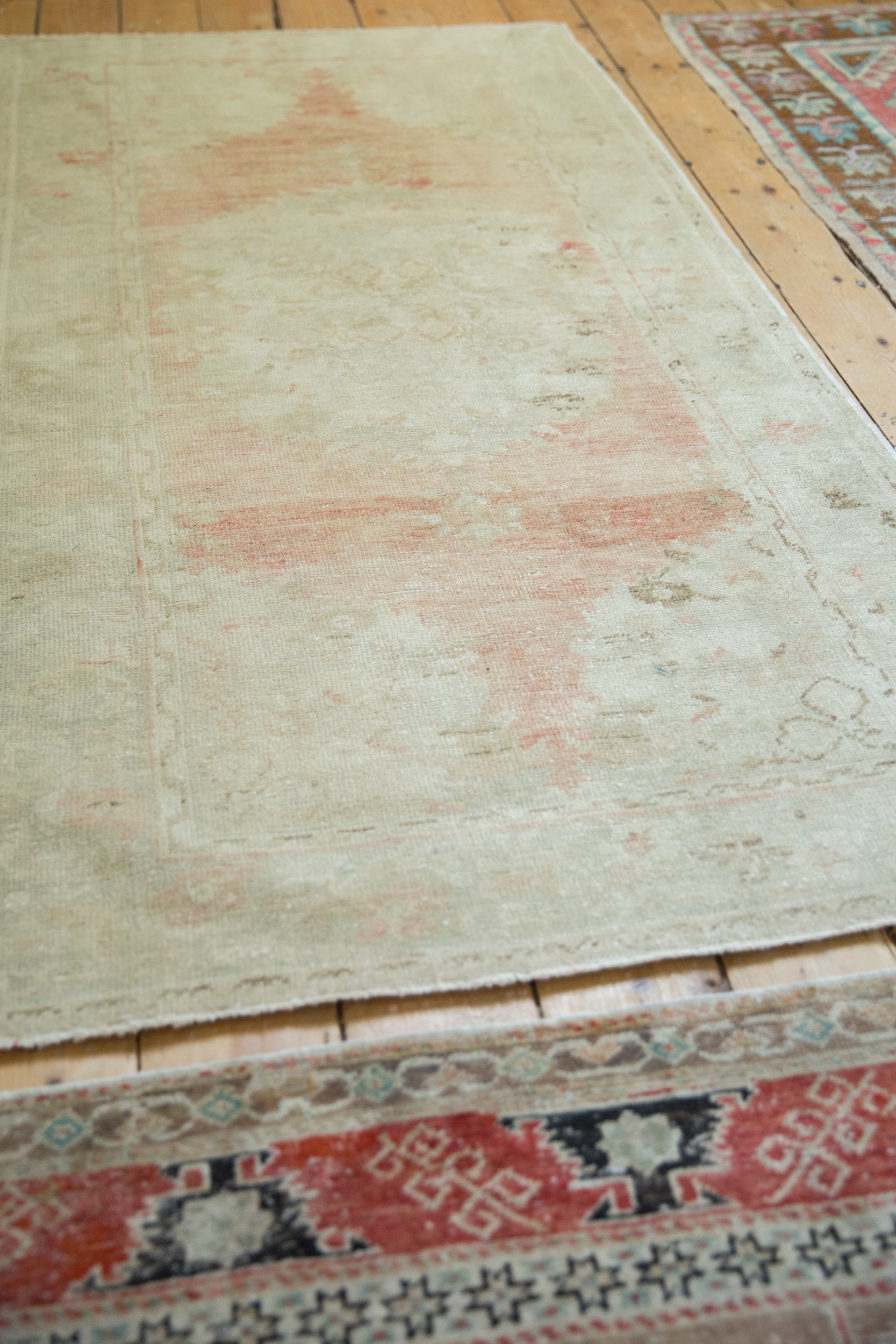 3.5x7 Vintage Distressed Oushak Rug Runner by Old New House® - product image 6 for Resin Society
