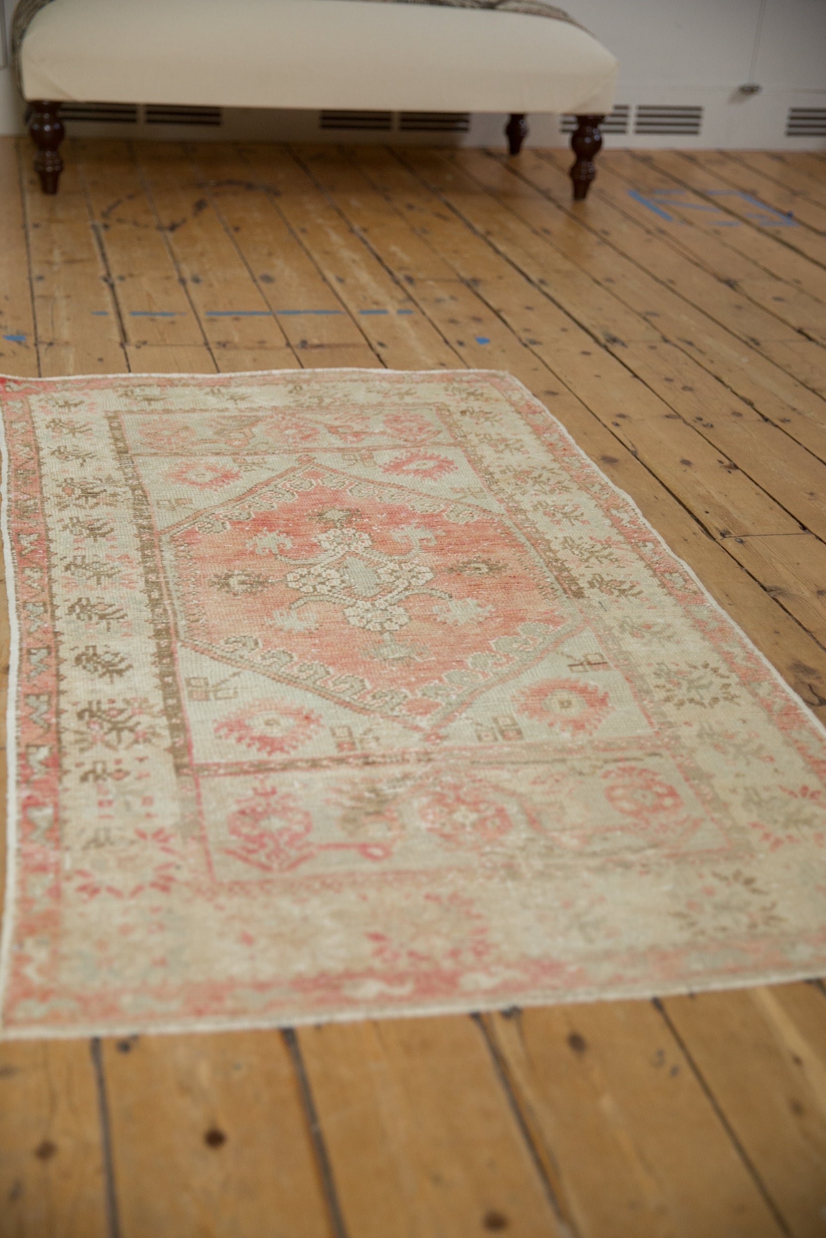 2.5x5 Vintage Distressed Oushak Rug Runner by Old New House® - product image 4 for Resin Society