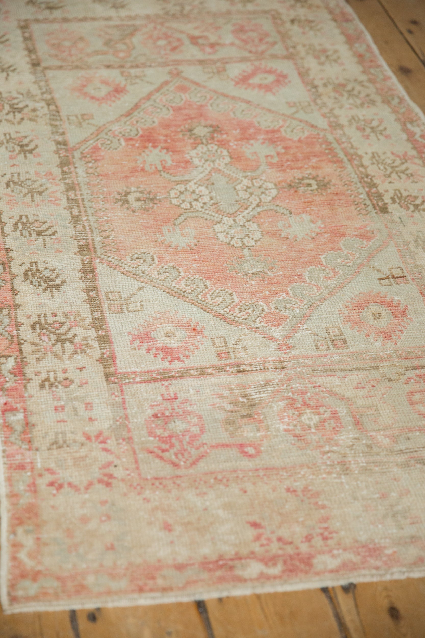 2.5x5 Vintage Distressed Oushak Rug Runner by Old New House® - product image 5 for Resin Society