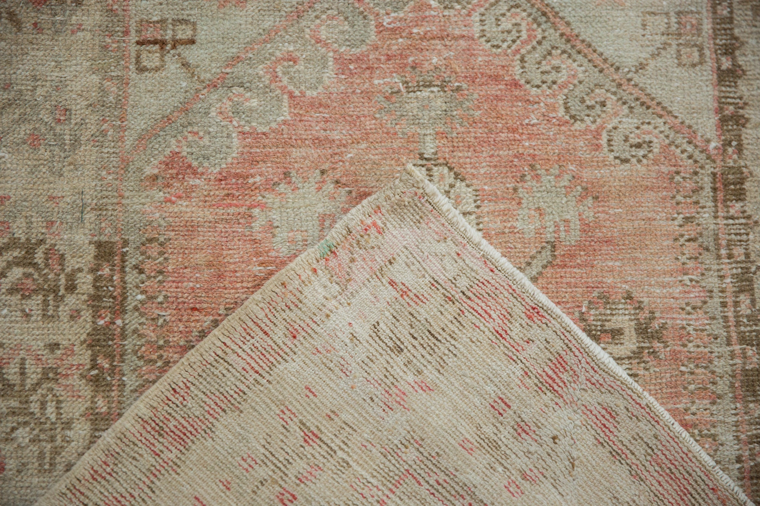2.5x5 Vintage Distressed Oushak Rug Runner by Old New House® - product image 9 for Resin Society