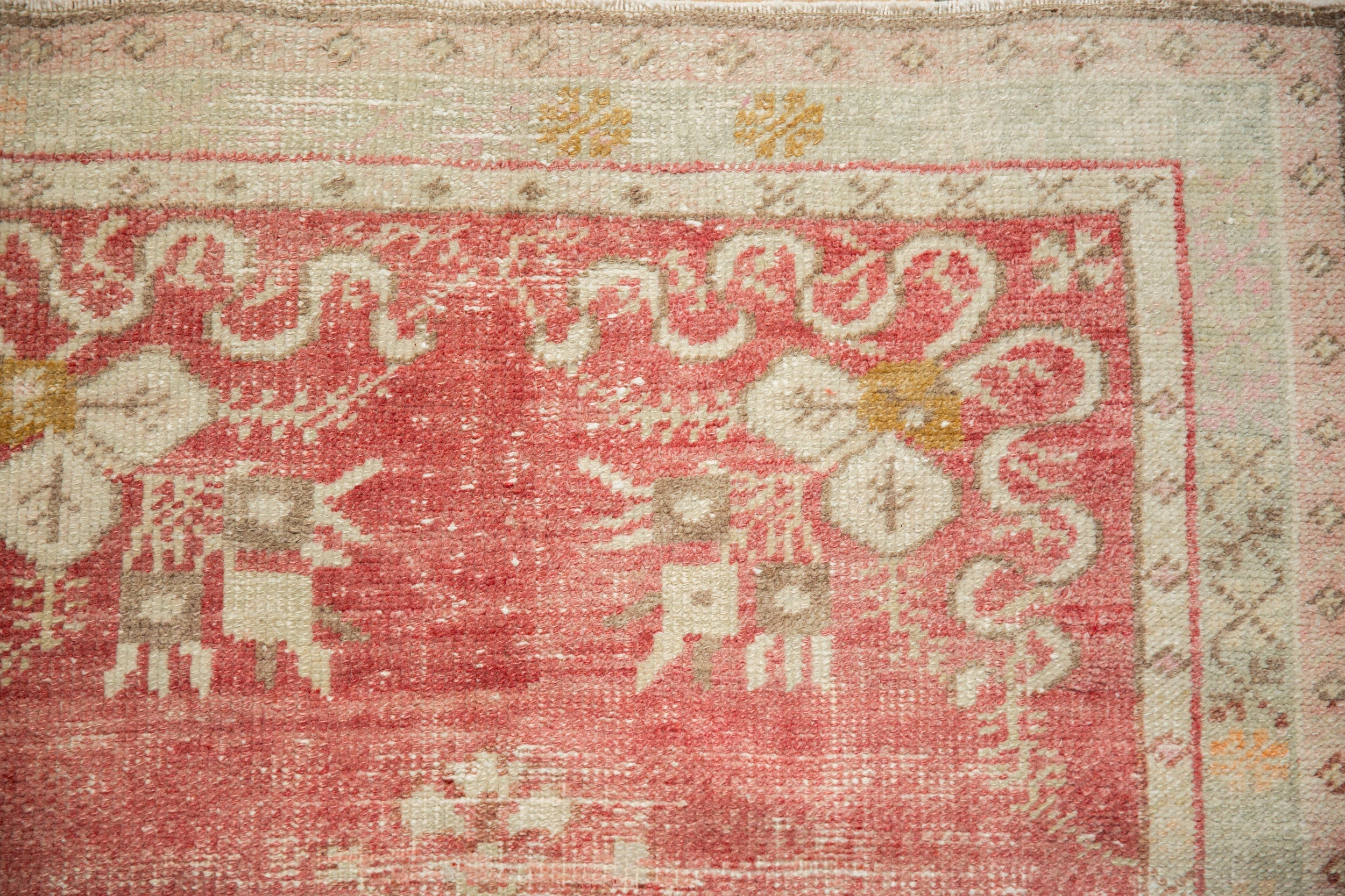 2.5x5.5 Vintage Distressed Oushak Rug Runner by Old New House® - product image 3 for Resin Society