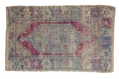 2.5x4.5 Vintage Distressed Oushak Rug