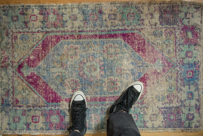 2.5x4.5 Vintage Distressed Oushak Rug