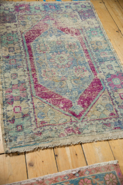 2.5x4.5 Vintage Distressed Oushak Rug