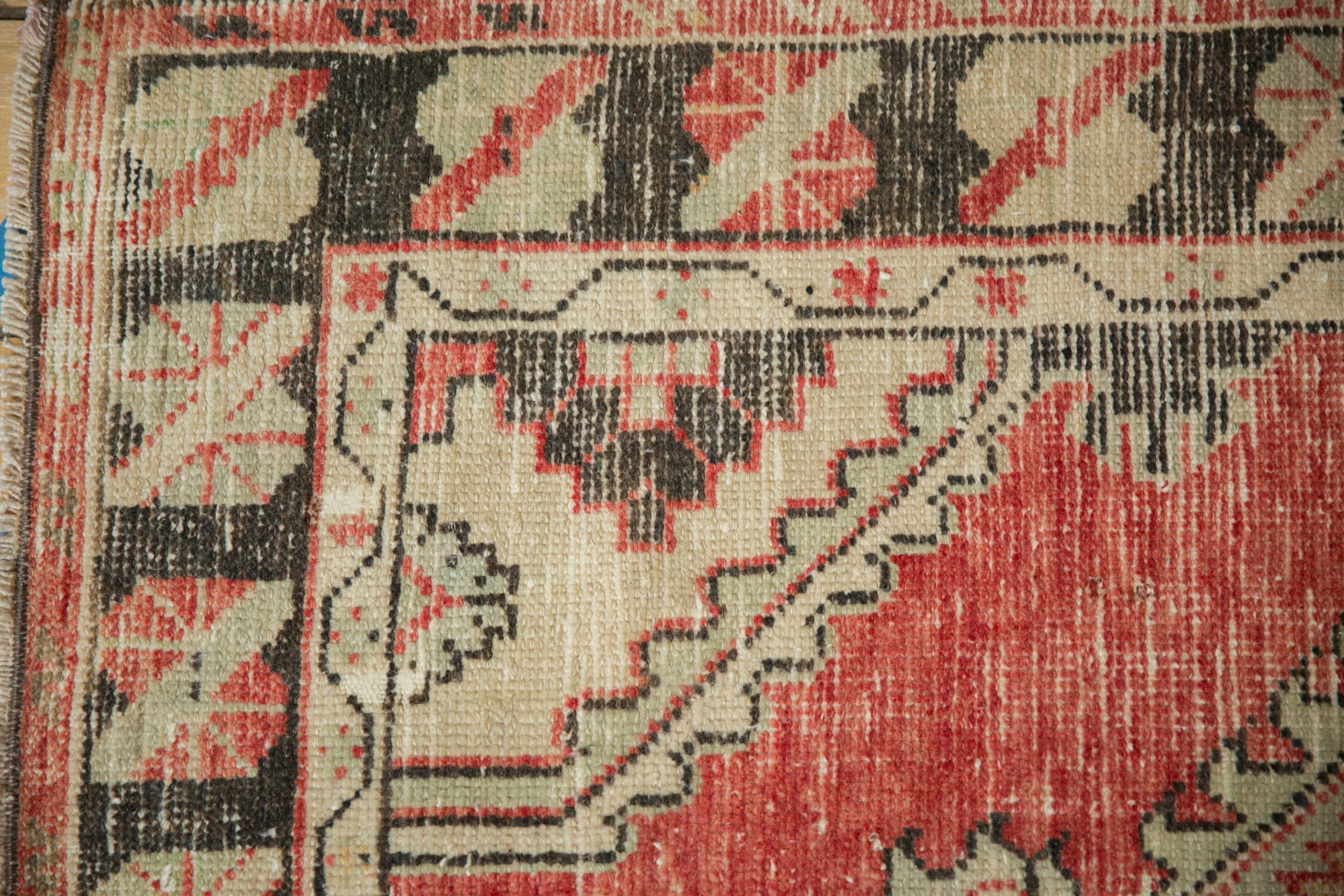 2.5x5.5 Vintage Distressed Oushak Rug Runner by Old New House® - product image 3 for Resin Society