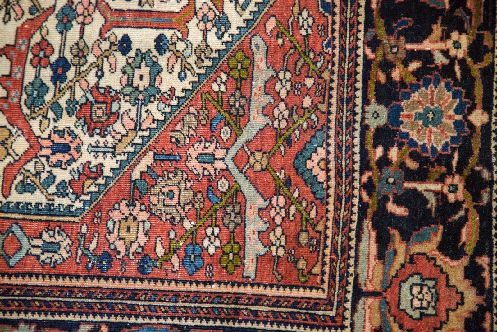3x5 Antique Fine Farahan Sarouk Rug by Old New House® - product image 5 for Resin Society