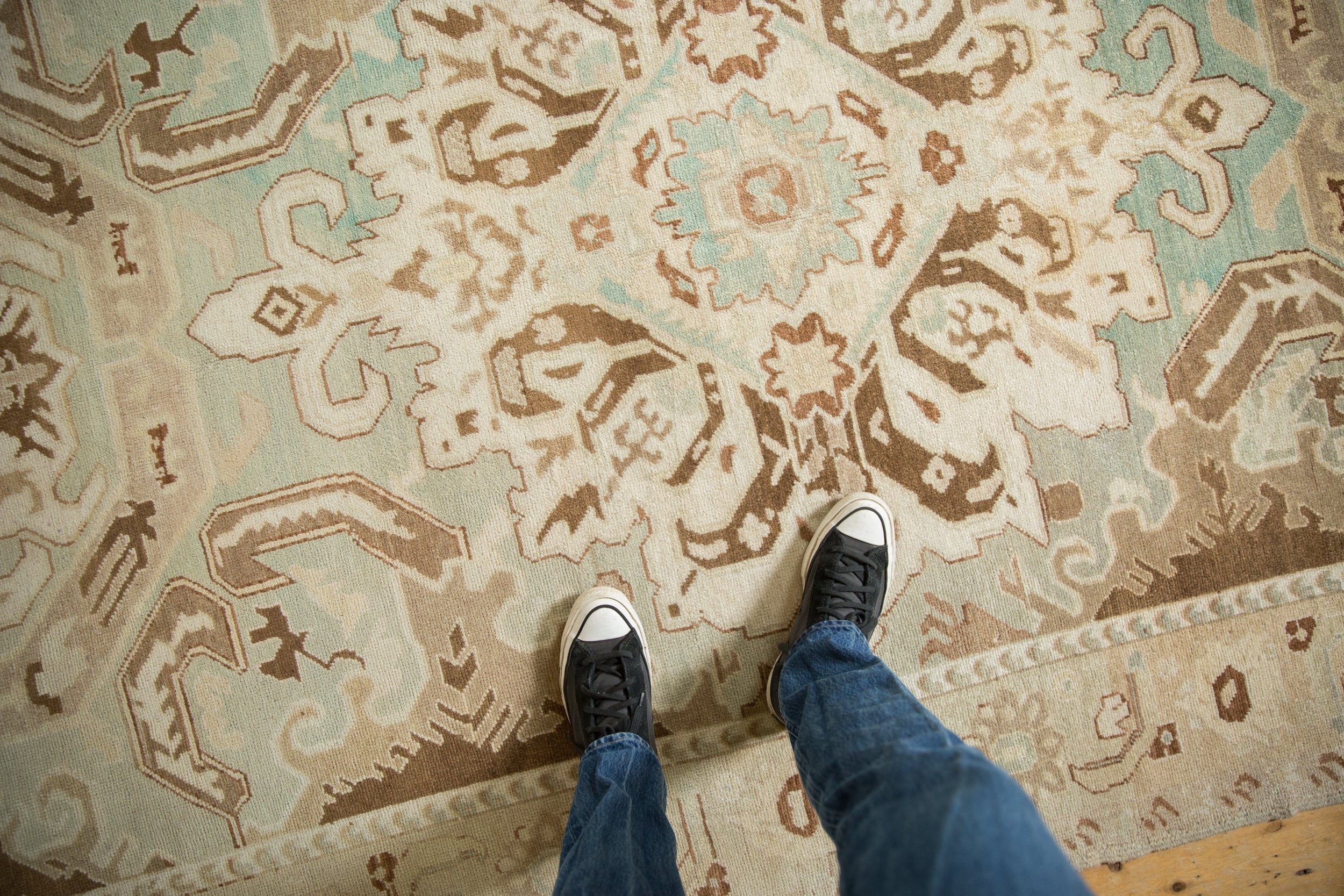5.5x10 Vintage Distressed Sparta Carpet by Old New House® - product image 2 for Resin Society