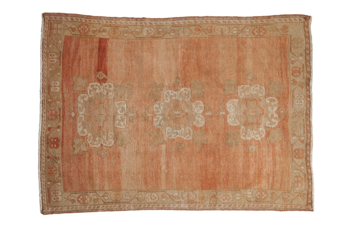 4x5.5 Vintage Distressed Oushak Rug by Old New House® - main product image for Resin Society