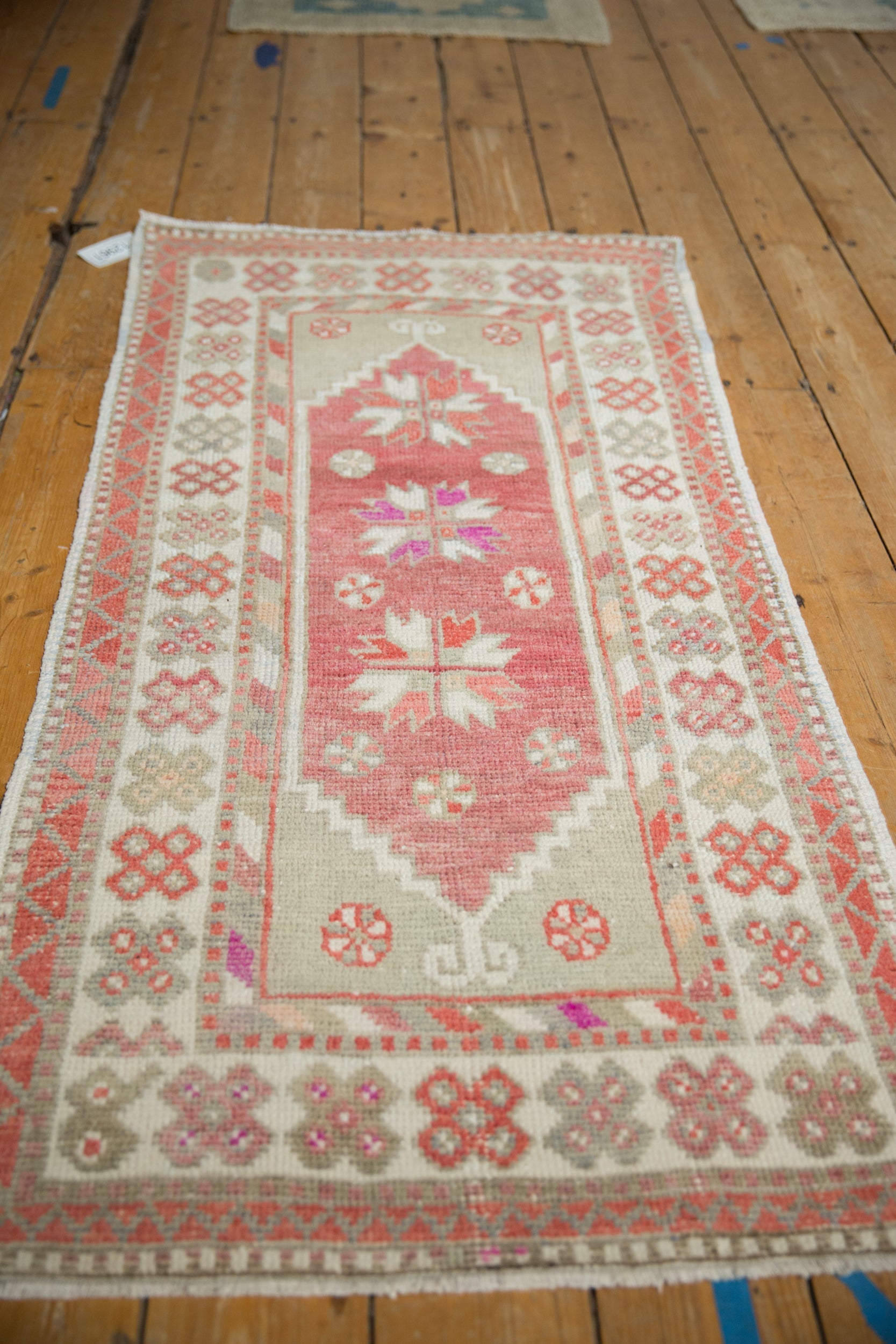 2.5x5 Vintage Distressed Oushak Rug Runner by Old New House® - product image 4 for Resin Society