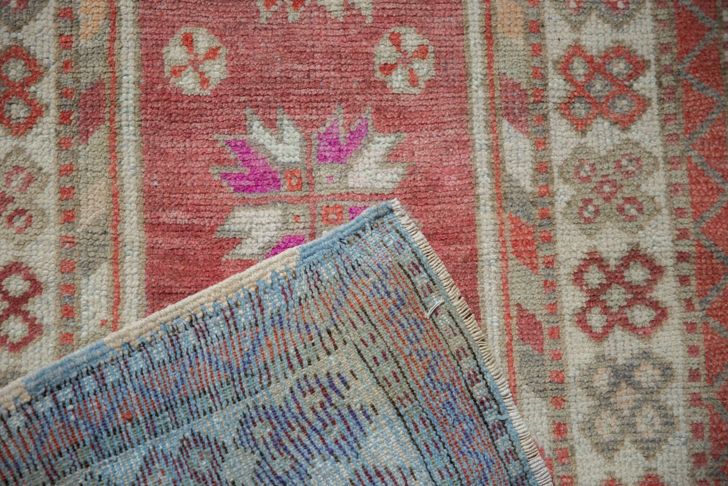2.5x5 Vintage Distressed Oushak Rug Runner by Old New House® - product image 8 for Resin Society
