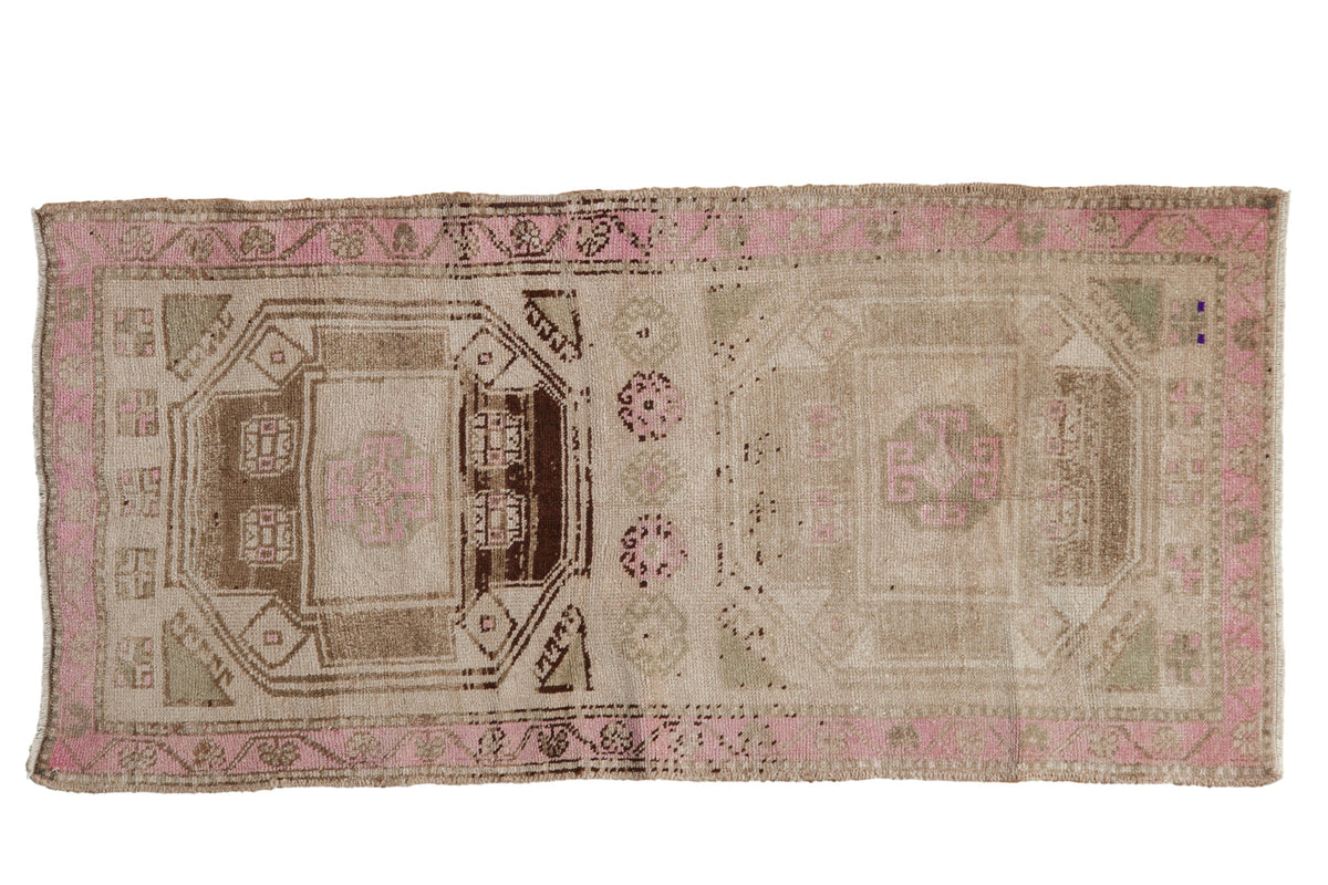 2.5x5.5 Vintage Distressed Kurd Rug Runner by Old New House® - main product image for Resin Society
