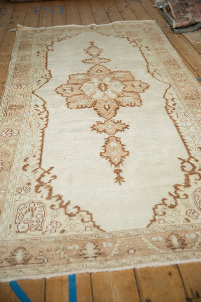 4x9 Vintage Distressed Oushak Rug Runner by Old New House® - product image 4 for Resin Society
