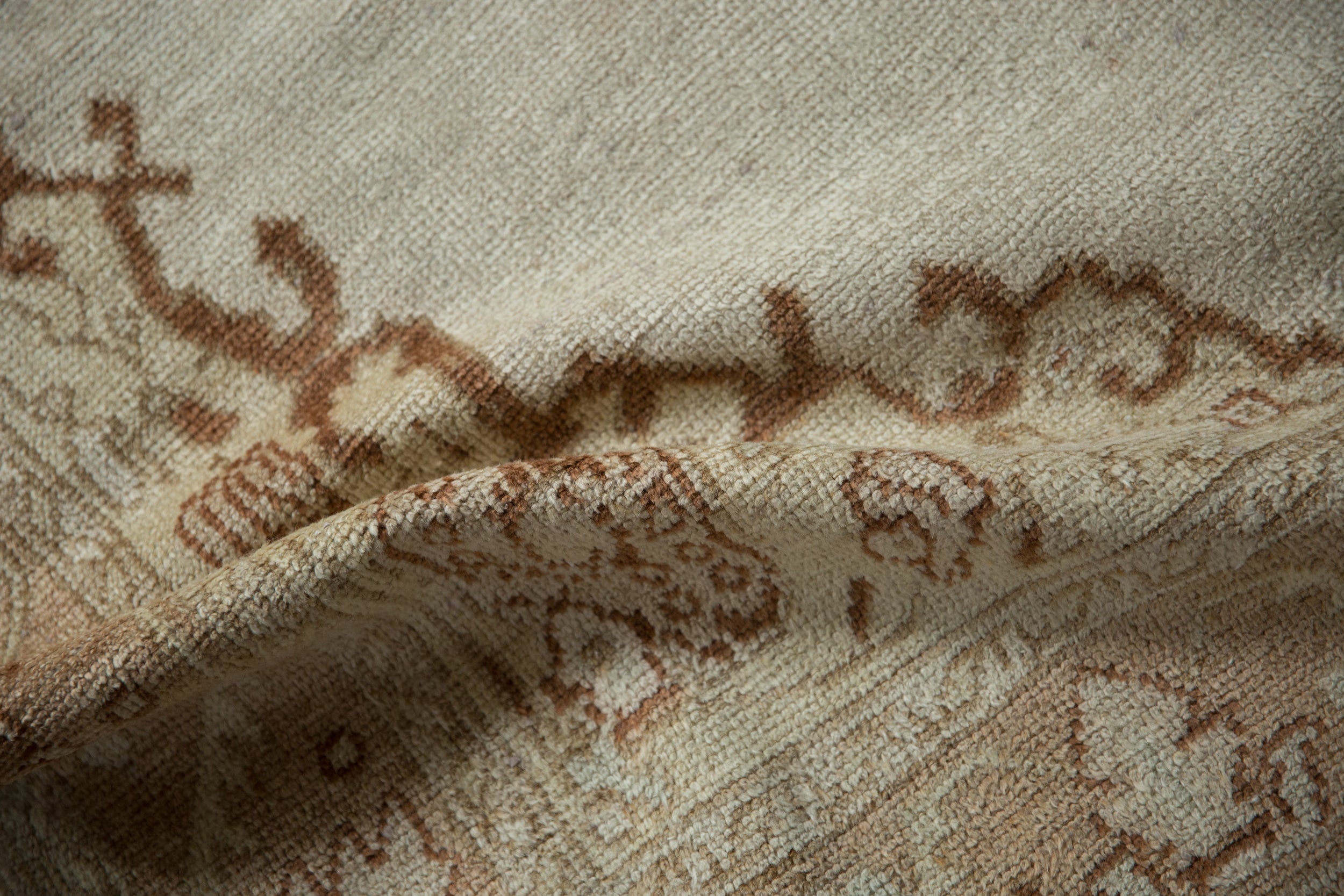 4x9 Vintage Distressed Oushak Rug Runner by Old New House® - product image 10 for Resin Society