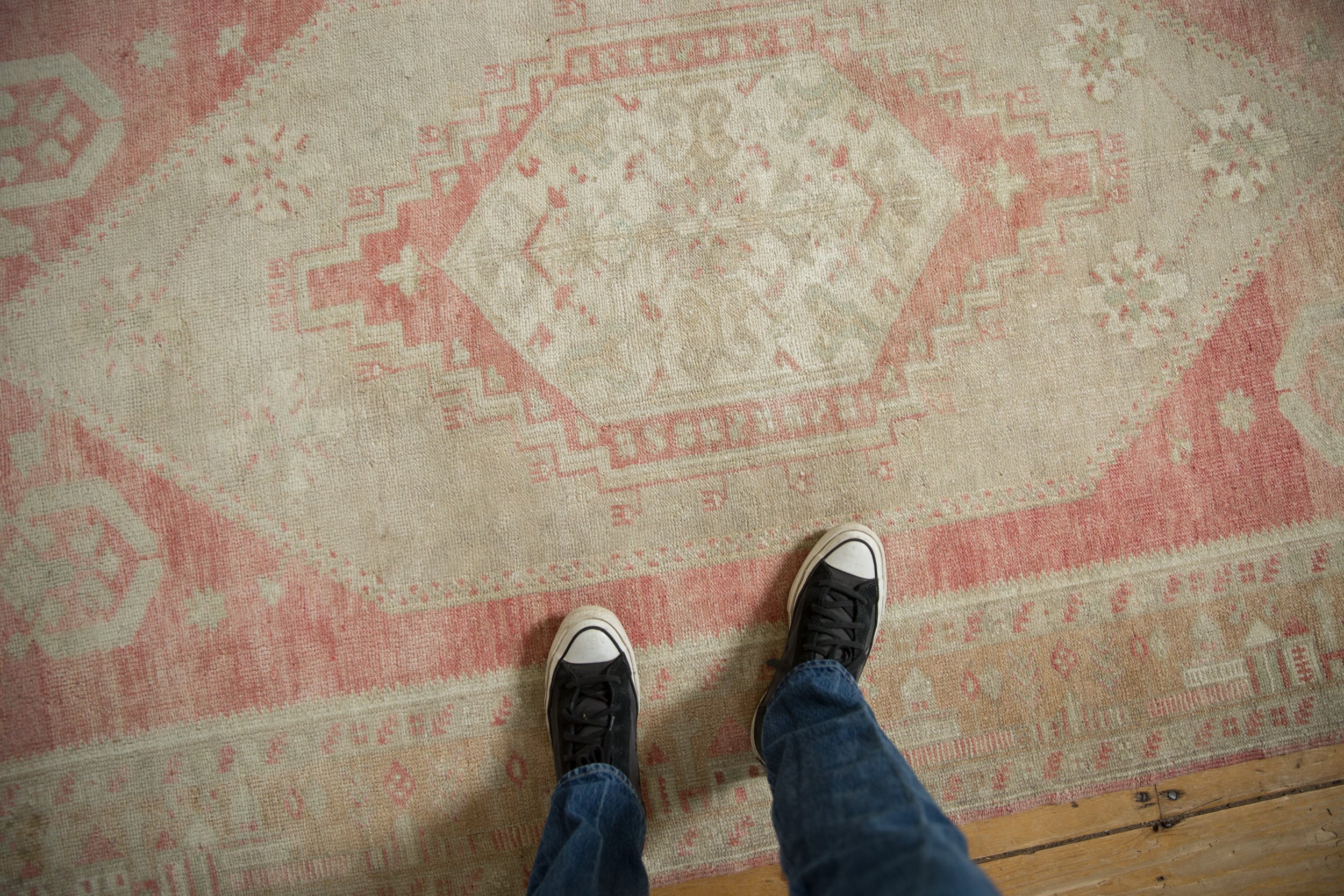 4.5x8.5 Vintage Distressed Oushak Rug by Old New House® - product image 2 for Resin Society