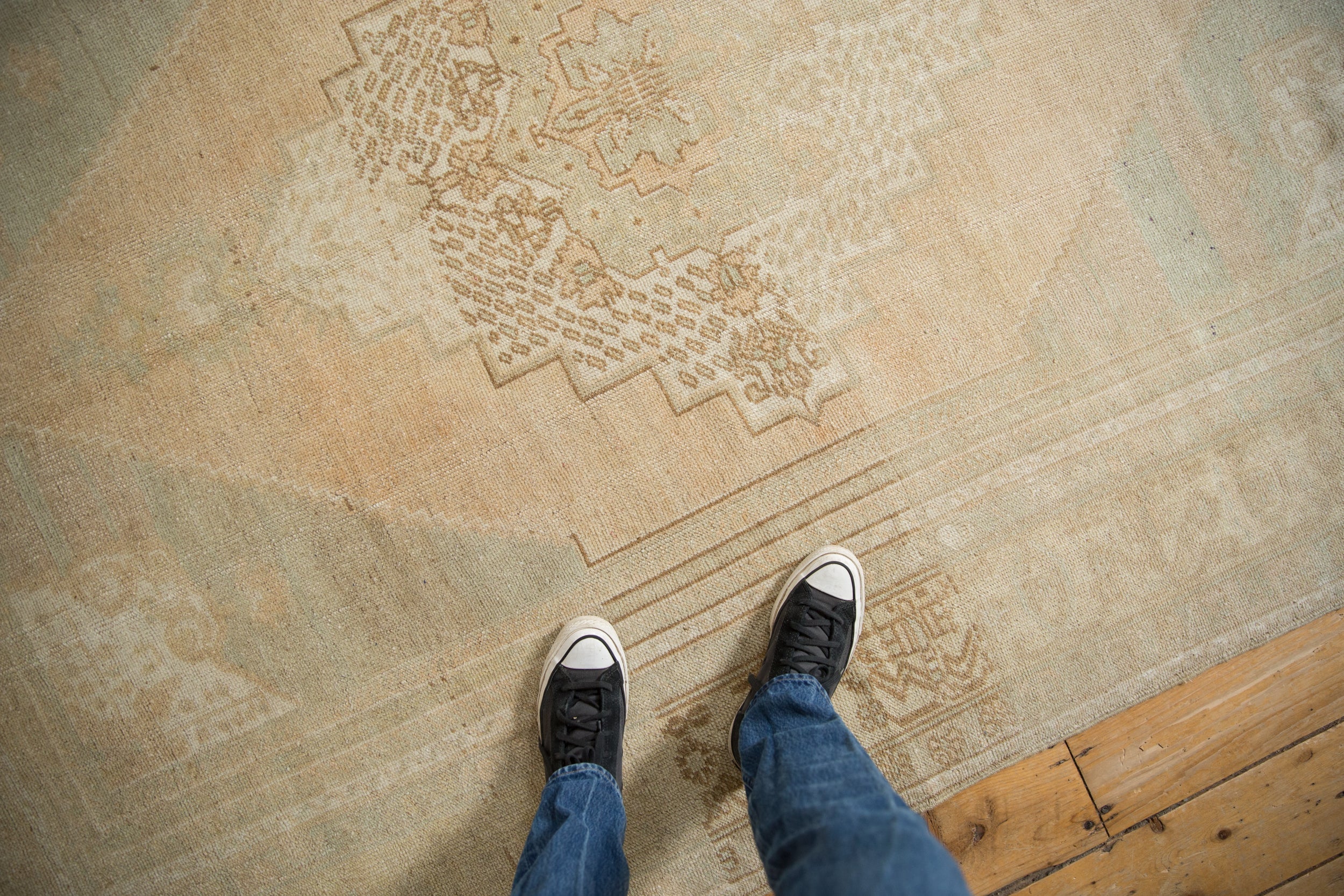 5.5x9 Vintage Distressed Oushak Carpet by Old New House® - product image 2 for Resin Society