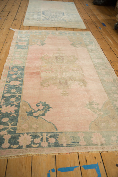 4x6.5 Vintage Distressed Oushak Rug by Old New House® - product image 4 for Resin Society
