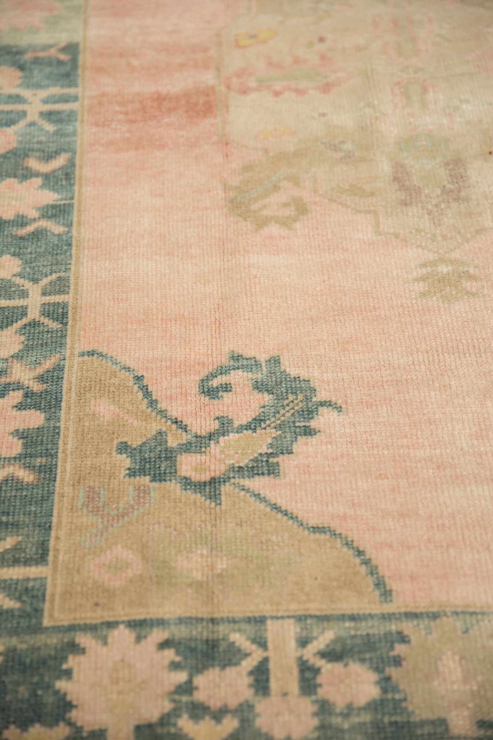 4x6.5 Vintage Distressed Oushak Rug by Old New House® - product image 5 for Resin Society