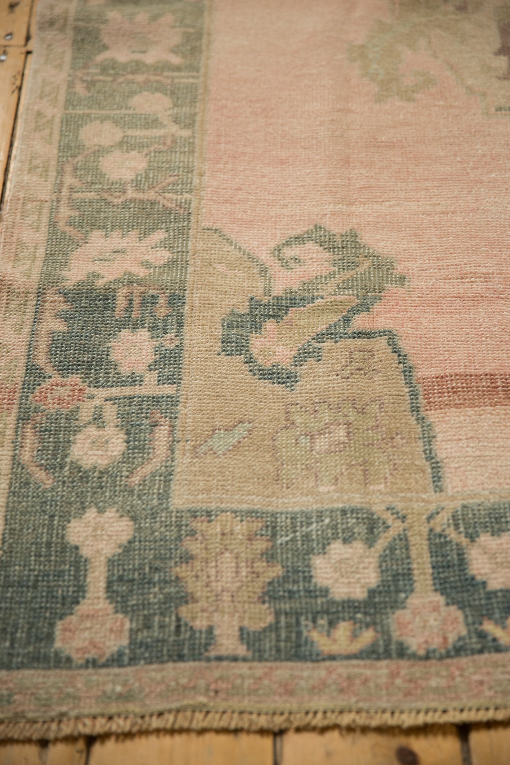 4x6.5 Vintage Distressed Oushak Rug by Old New House® - product image 9 for Resin Society