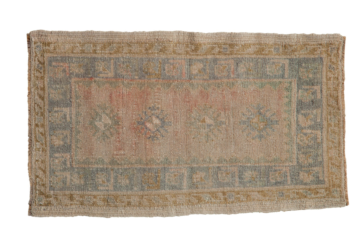 1.5x3 Vintage Distressed Oushak Rug Mat by Old New House® - main product image for Resin Society