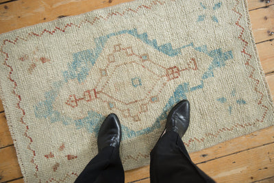 2x3.5 Distressed Oushak Rug by Old New House® - product image 2 for Resin Society