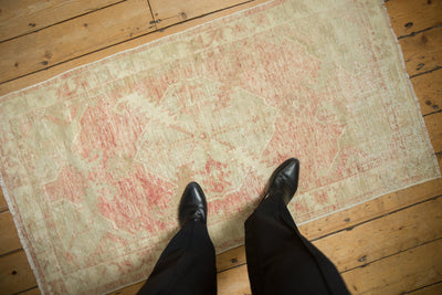 2.5x5 Vintage Distressed Oushak Rug Runner by Old New House® - product image 2 for Resin Society