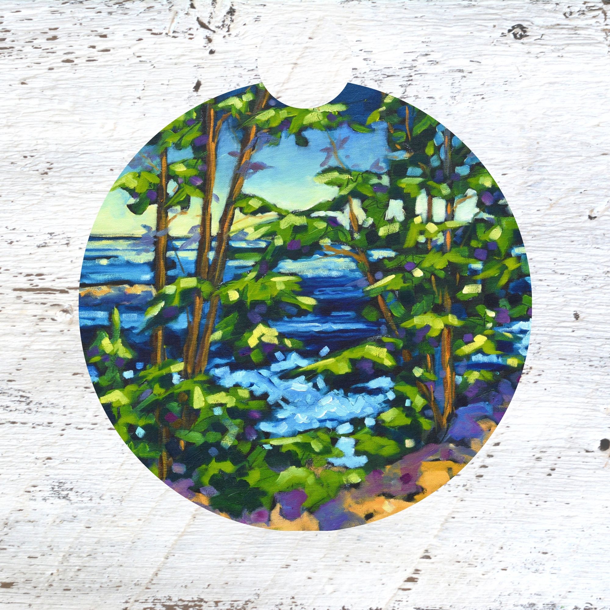 Car Coaster: Waves that Lapse Against the Shores of Time. by Dreese Fine Art - Resin Society