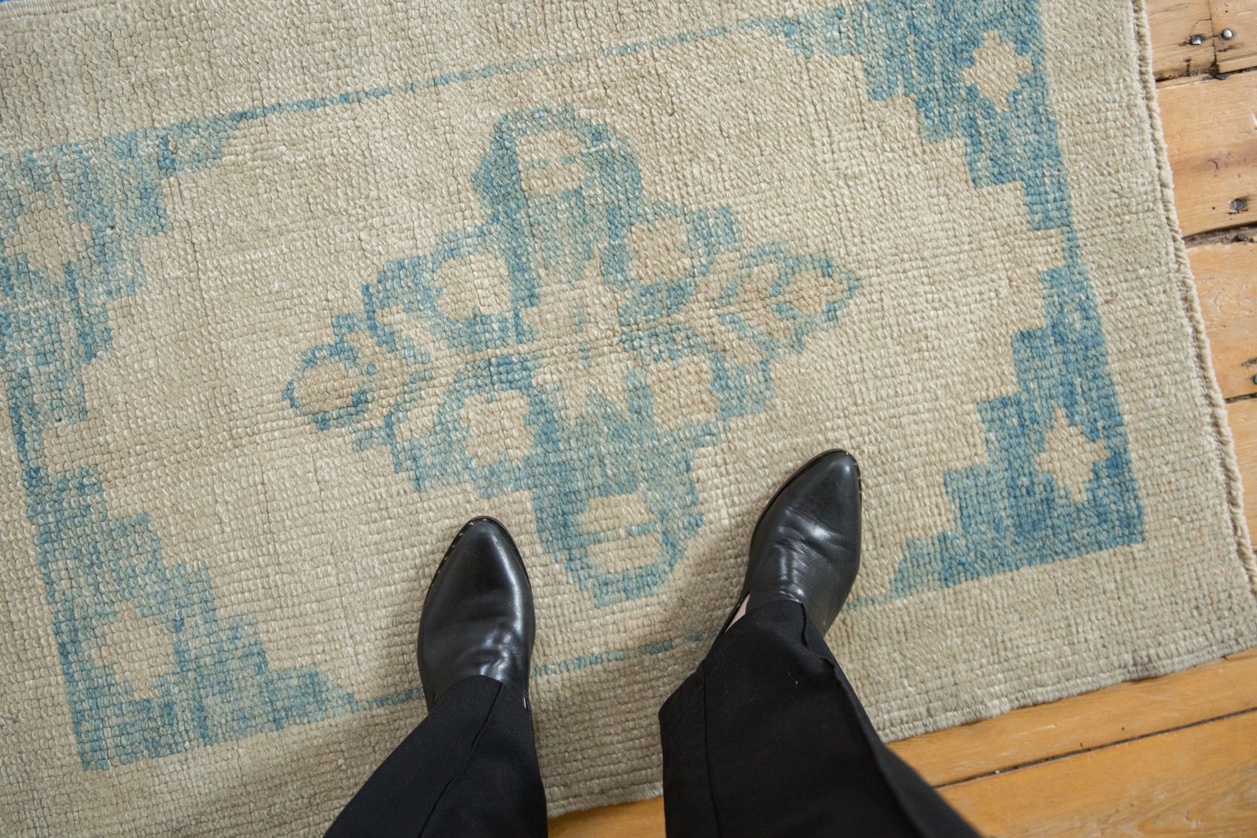 2.5x3.5 Distressed Oushak Rug by Old New House® - product image 2 for Resin Society