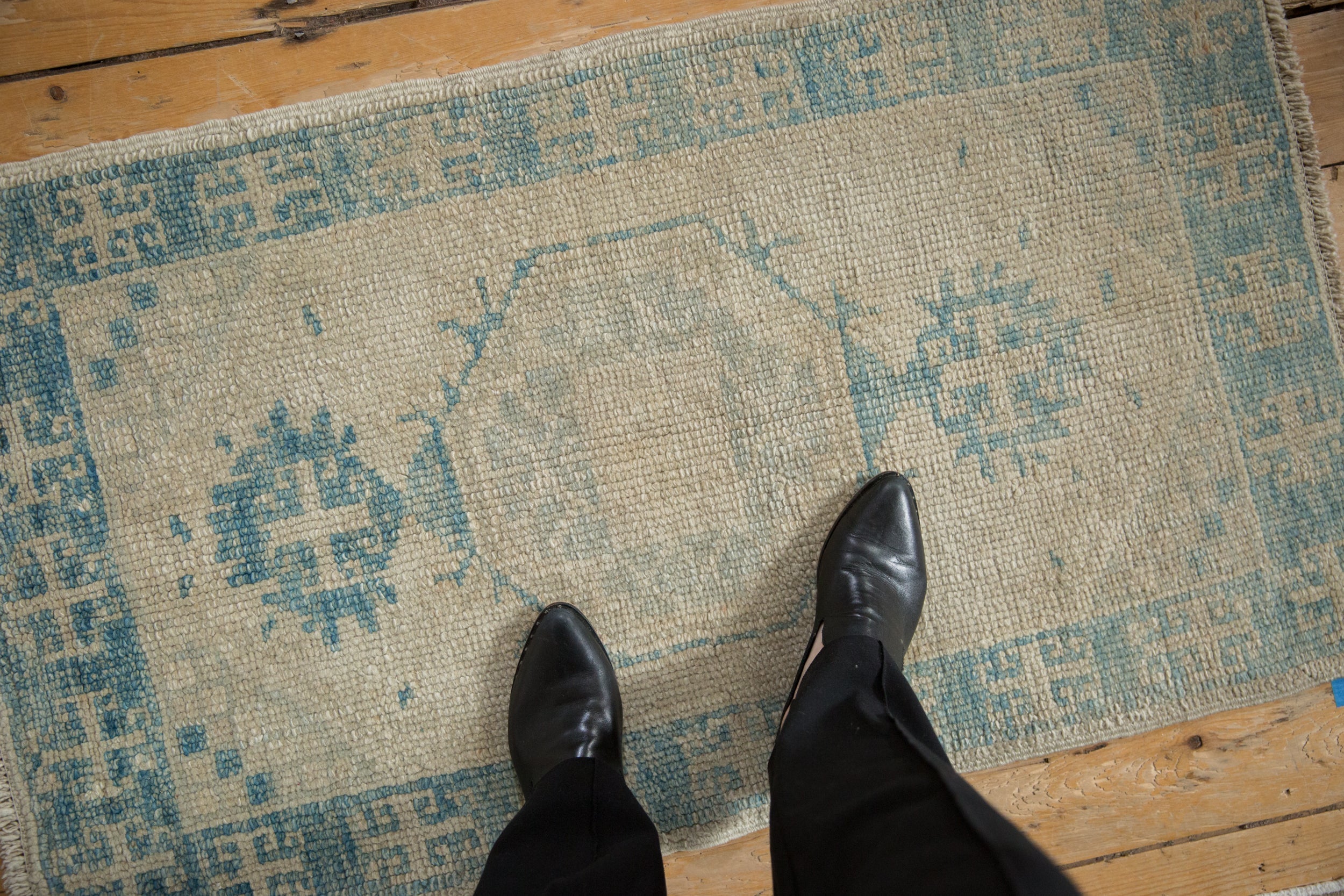 2x4 Distressed Oushak Rug Runner by Old New House® - product image 2 for Resin Society