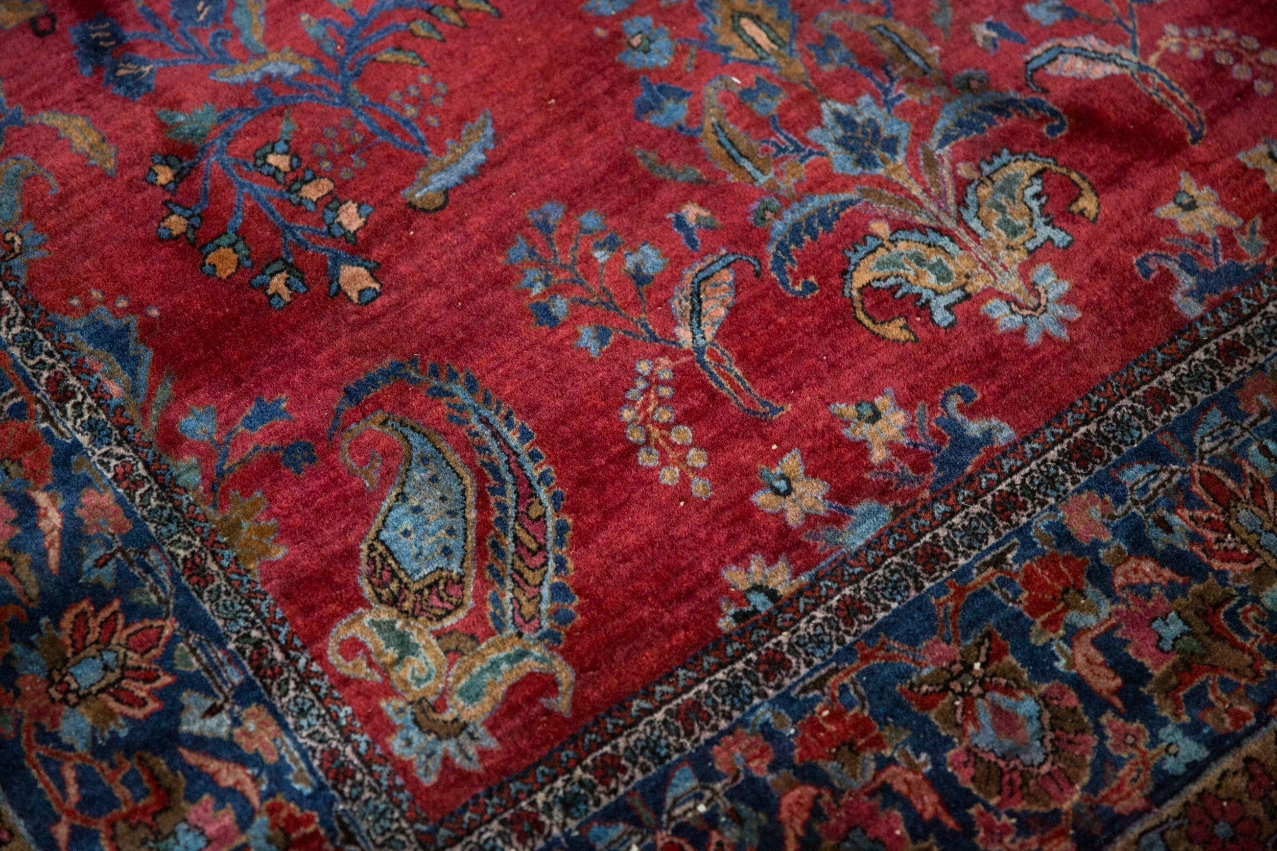 4.5x6.5 Antique Fine Kashan Rug by Old New House® - product image 5 for Resin Society
