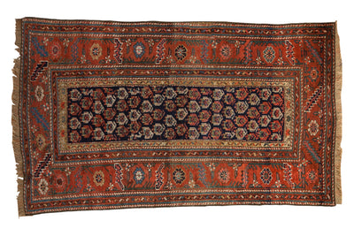 4x6 Antique Kurdish Hamadan Rug by Old New House® - main product image for Resin Society