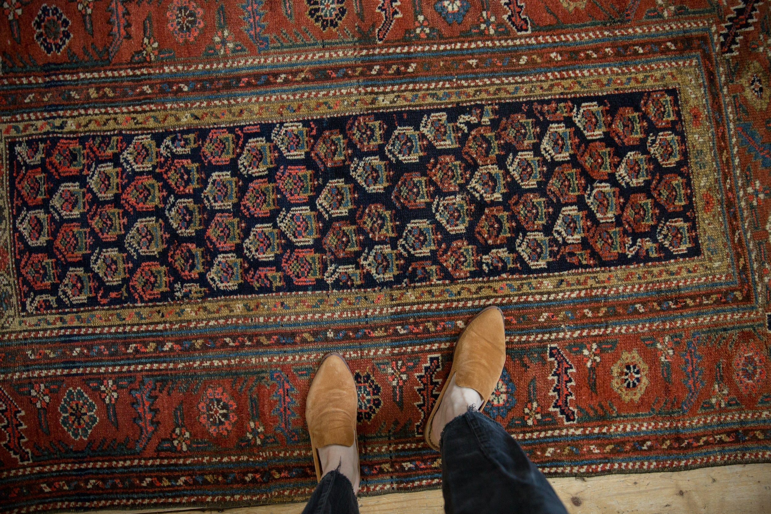 4x6 Antique Kurdish Hamadan Rug by Old New House® - product image 2 for Resin Society