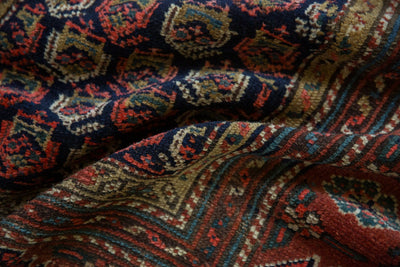 4x6 Antique Kurdish Hamadan Rug by Old New House® - product image 8 for Resin Society
