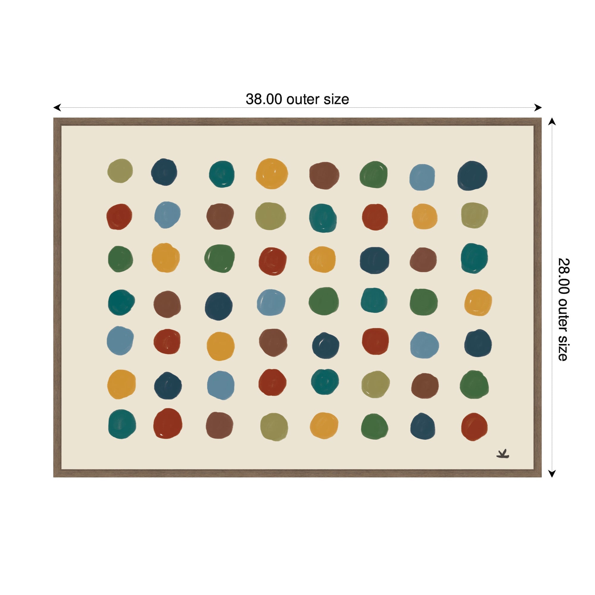Meditation No.
3 by Kelly Knaga Framed Canvas Wall Art Print