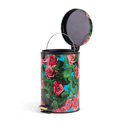 Dustbin 12L - Roses detail image - Resin Society
