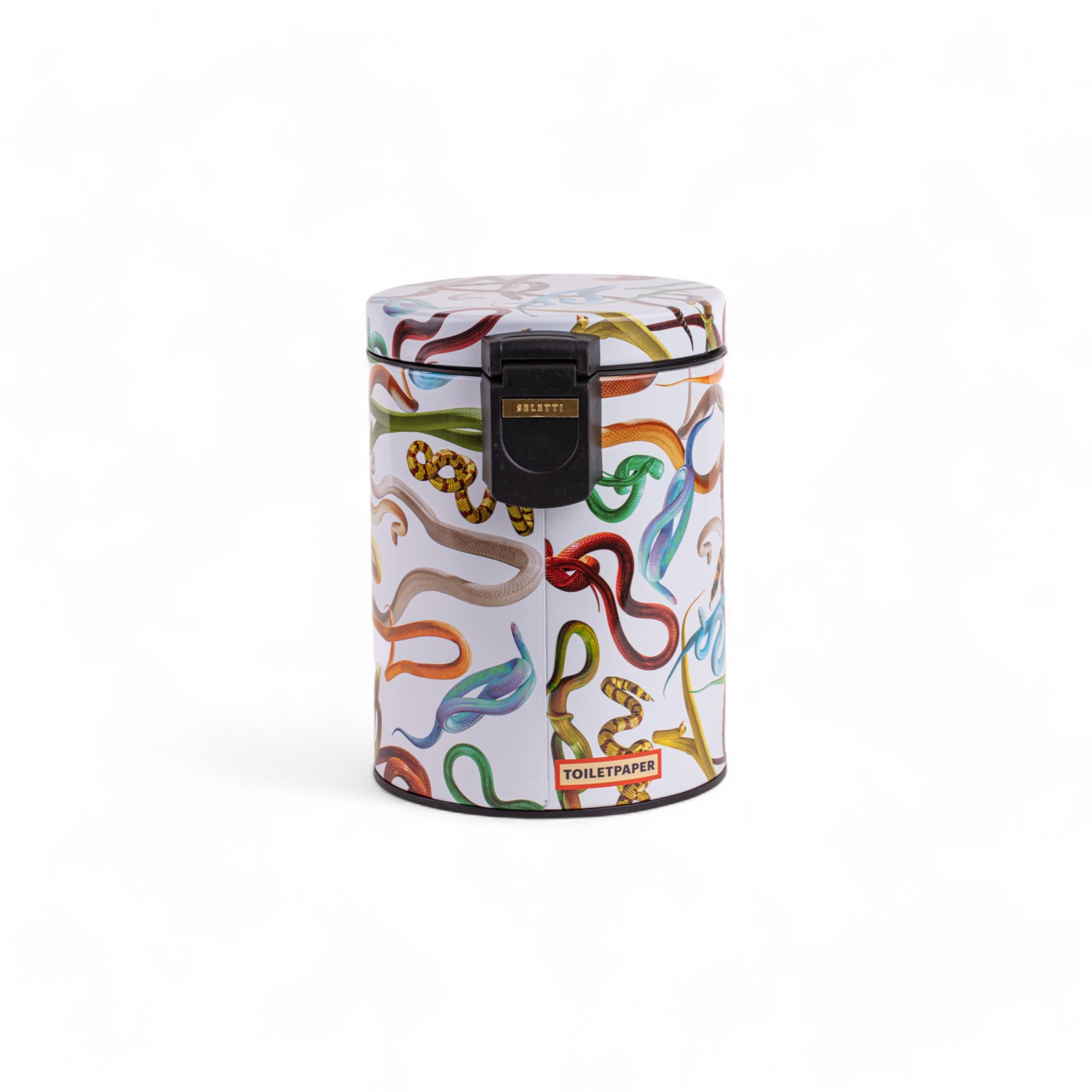 Dustbin 5L - Snakes White detail image - Resin Society
