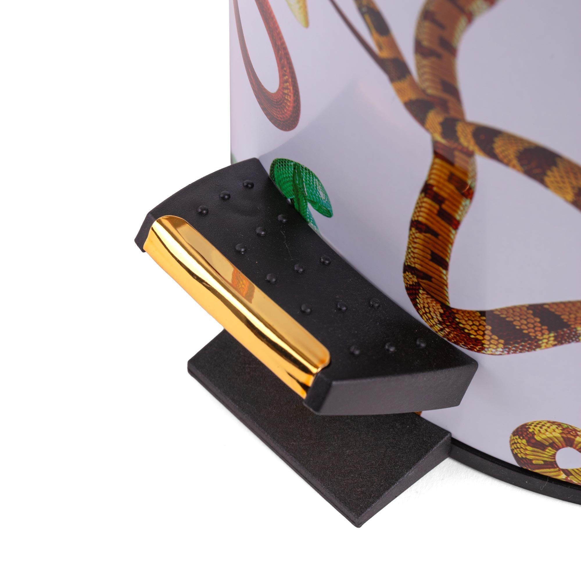 Dustbin 5L - Snakes White detail image - Resin Society