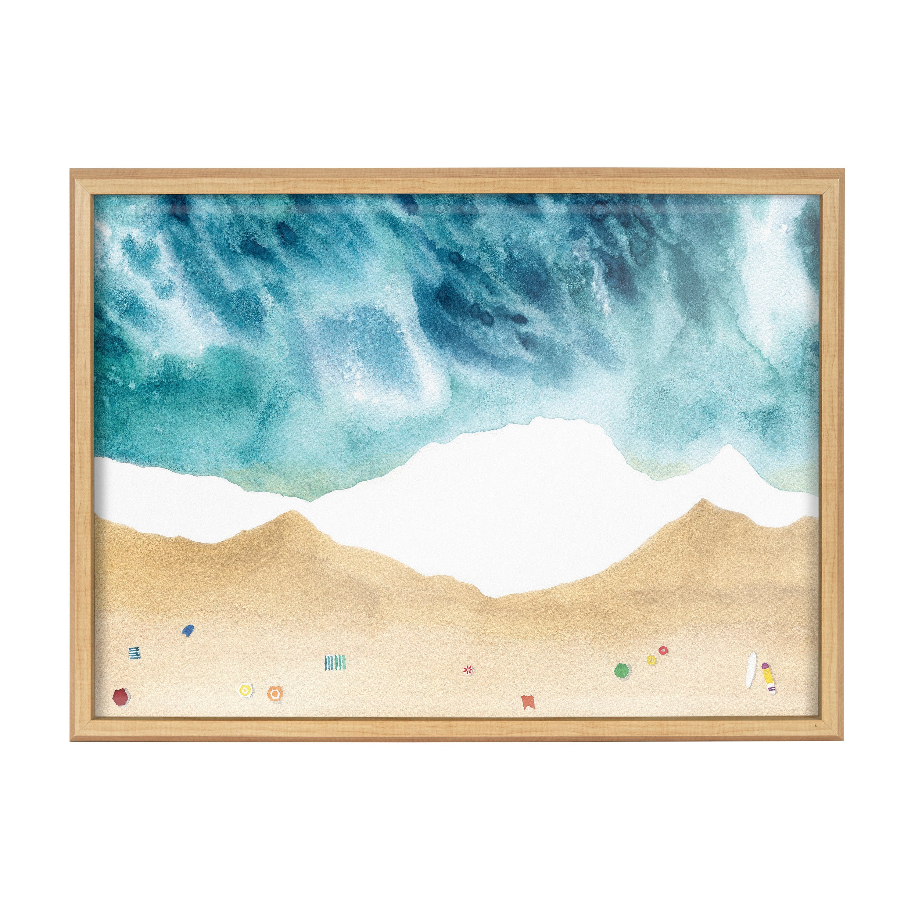 Blake North Shore Framed Printed Glass by kateandlaurel - product image 13 for Resin Society