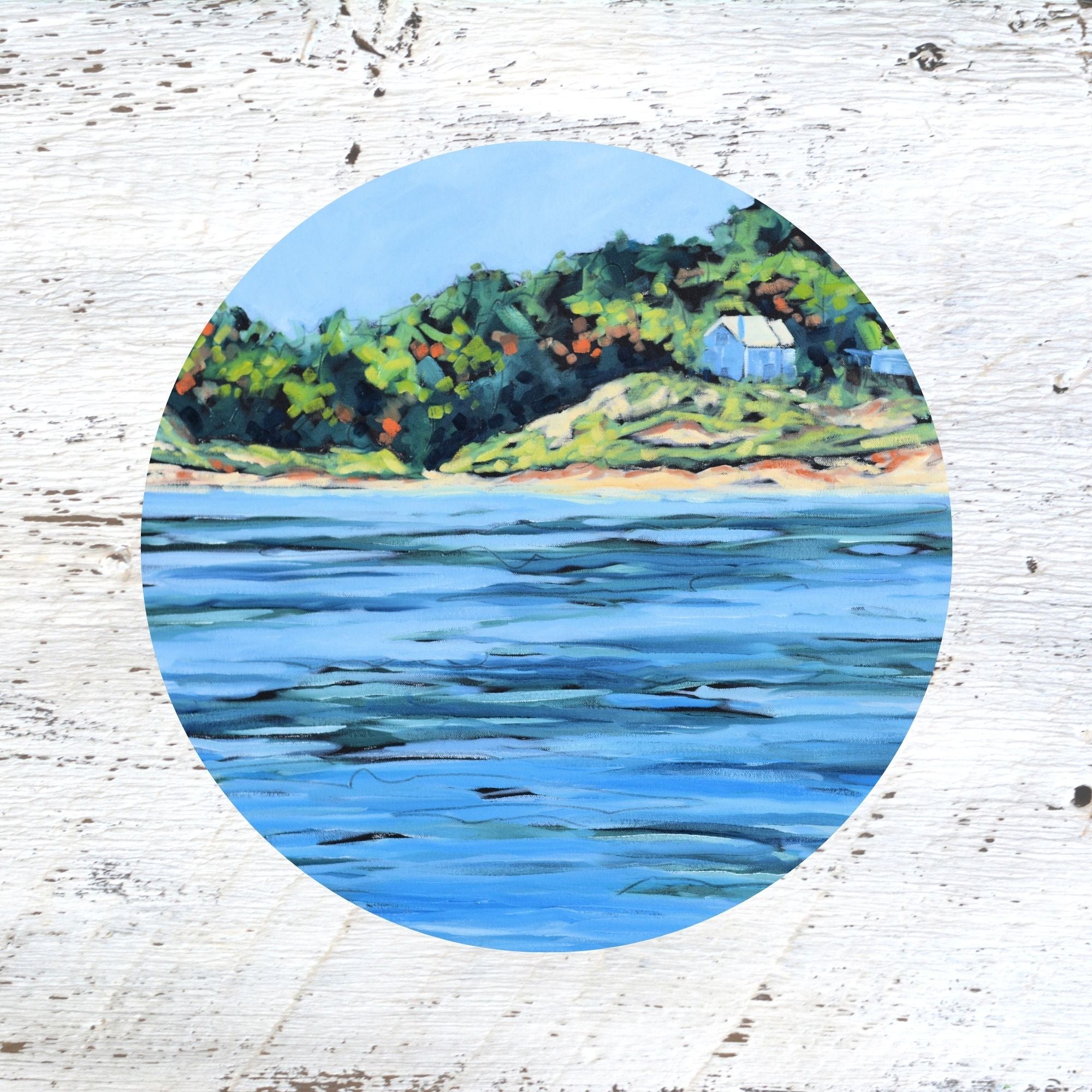 Rubber Grip Jar Opener -The Shores of Lake Michigan by Dreese Fine Art - Resin Society