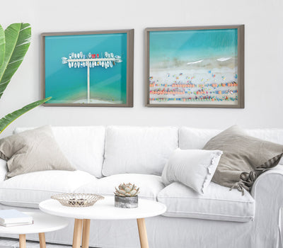 Blake Monterosso Framed Printed Glass by Rachel Bolgov